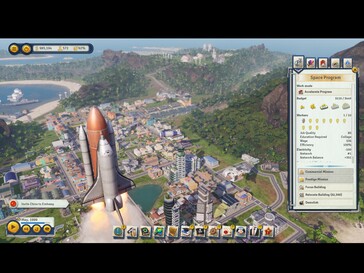 In Tropico 6 kann man auch ein Raumfahrtprogramm betreiben. Das bringt Geld und wirkt sich positiv auf die Bevölkerung aus. 