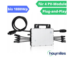 Wechselrichter HM-1500 für maximale Stromerträge (Bild: Hoymiles, Oscar E-Handel)