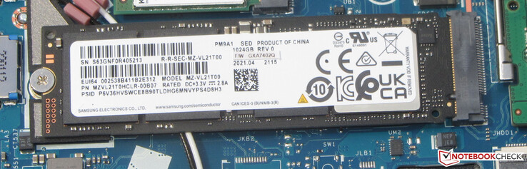 Eine PCIe-4-SSD dient als Systemlaufwerk.