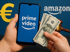 Smartphone mit Amazon Prime darauf und eine Hand mit Geldscheinen (Bildquelle: ChatGPT)