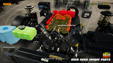 Im Bild: Ein Gameplay-Screenshot aus Car Mechanic Simulator 2021.