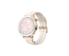 Oppo Watch X3 Mini in der neuen Farbe „Pink Sea“.