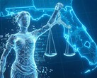 Justitia in Florida - Gesetzentwurf gegen DeepFakes vor Gericht (Symbolbild Nano Banana Pro)