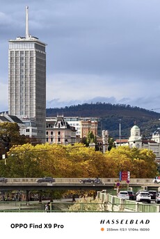 Oppo Find X9 Pro ohne Teleconverter 10x Zoom