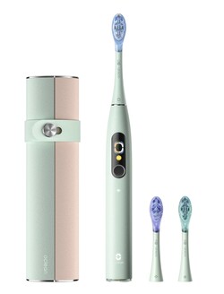 Die Oclean X Ultra WiFi Smart Sonic in der grünen Variante