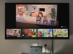 Switch 2 GameChat wird auf dem Fernseher angezeigt