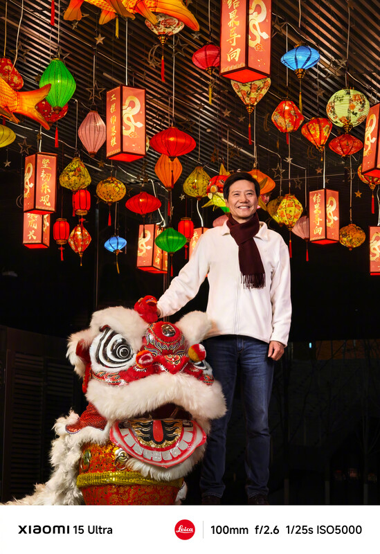 Ein Porträtphoto des Xiaomi-CEO Lei Jun bestätigt neue Kamera-Specs des Xiaomi 15 Ultra.