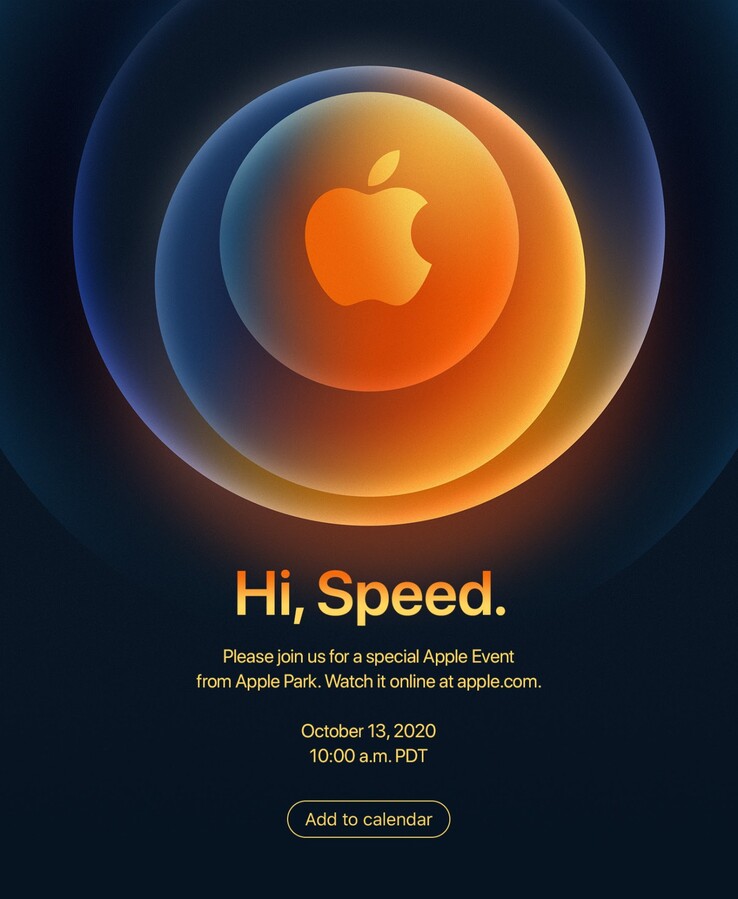 Das virtuelle Apple-Event steigt am 13. Oktober um 19 Uhr deutscher Zeit. (Bild: Apple)