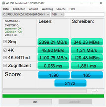 AS SSD: SSD-Test