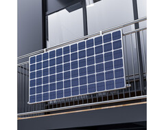 Solarmodul-Halterung für Balkonkraftwerke mit verstellbarem Neigungswinkel