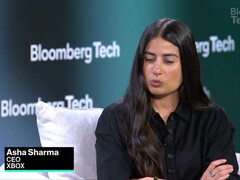 Asha Sharma im Interview mit Bloomberg Tech