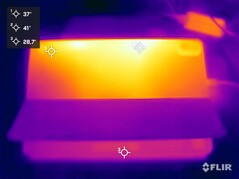 Oberflächentemperaturen Stresstest (Rückseite)