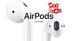 Apple AirPods (2. Gen) In-Ear-Kopfhörer zum absoluten Bestpreis im Top-Deal von Amazon und Saturn.