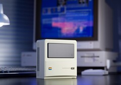 Der neueste Mini-PC von Ayaneo bedient sich beim Design an Retro-Macs. (Bild: Ayaneo)