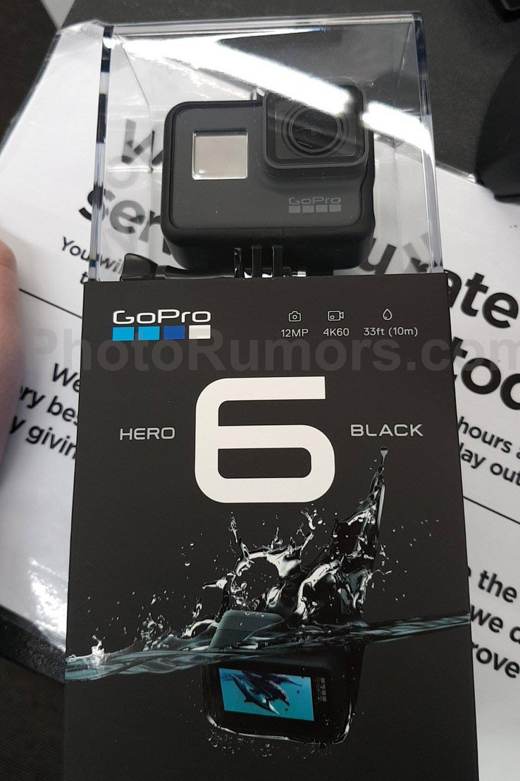 Auch die Verpackung der GoPro Hero 6 ähnelt der des Vorgängers.