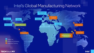 Überblick über die weltweiten Intel-Standorte