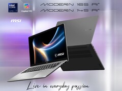 MSI Modern 14S und 16S (Bildquelle MSI)