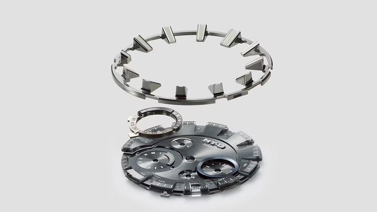 Die Casio MTG-B4000B-1A ist mit einem mehrschichtigen Zifferblatt ausgestattet