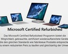 Microsoft Certified Refurbished: Surface Geräte bereits ab 339 Euro.