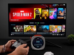 Auf dem Piston V Mini-PC läuft Bazzite, ein inoffizieller SteamOS-Klon.