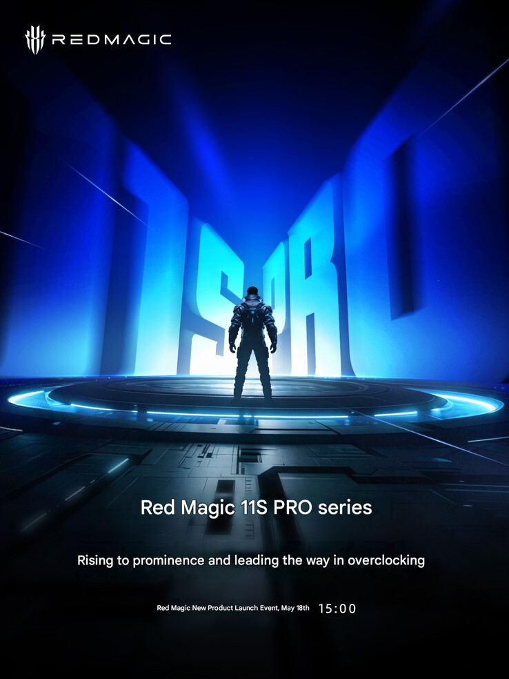 Das Teaserbild der RedMagic 11S Pro Serie (maschinell übersetzt).