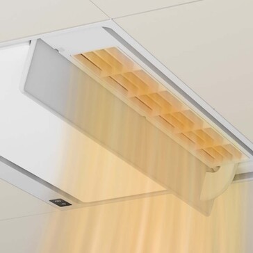 Eine Lüftung ist integriert