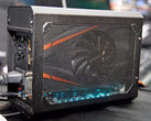 The Aorus "Gaming Box" is less than half the size of competing external graphics docks. (Source: LaptopMag)