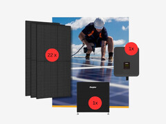 Solaranalge mit 22 Glas-Glas-Modulen Trina Vertex S+, Speicher und Wechselrichter von Energizer sowie Montage und Anmeldung (Bildquelle: Solartech)