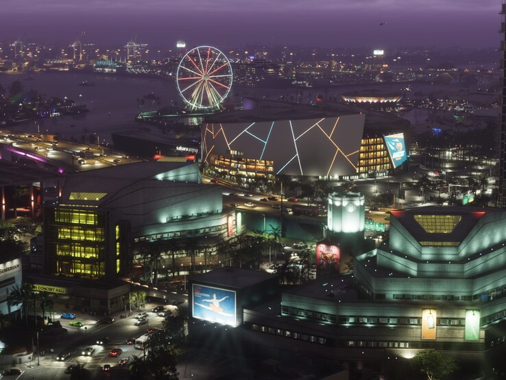 Vice City bei Nacht, eine der Regionen in GTA 6.