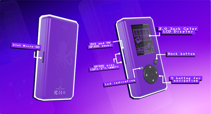 Für die Steuerung gibt es eine Art Steuerkreuz und Tasten (Bildquelle: High Code)