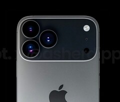 Das Apple iPhone 17 Pro soll ein brandneues Kameramodul erhalten. (Bildquelle: FrontPageTech / @asherdipps)