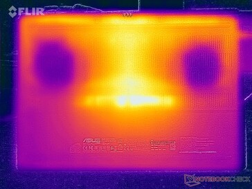 Oberflächentemperaturen Stresstest (Unterseite)
