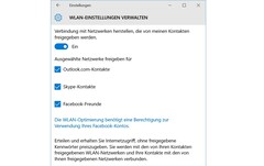 Mit dem nächsten großen Windows-Update, fällt das Teilen der WiFi-Passwörter mit Freunden weg.