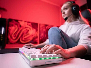 Auch kabellos ist die Nutzung mit bis zu 8.000 Hz möglich (Bildquelle: Cherry)