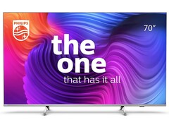 Amazon bietet die 70 Zoll große Variante des Philips PUS8506 &quot;The One&quot; TVs mit Ambilight-Funktion derzeit zum Deal-Preis von 679 Euro an (Bild: Philips)