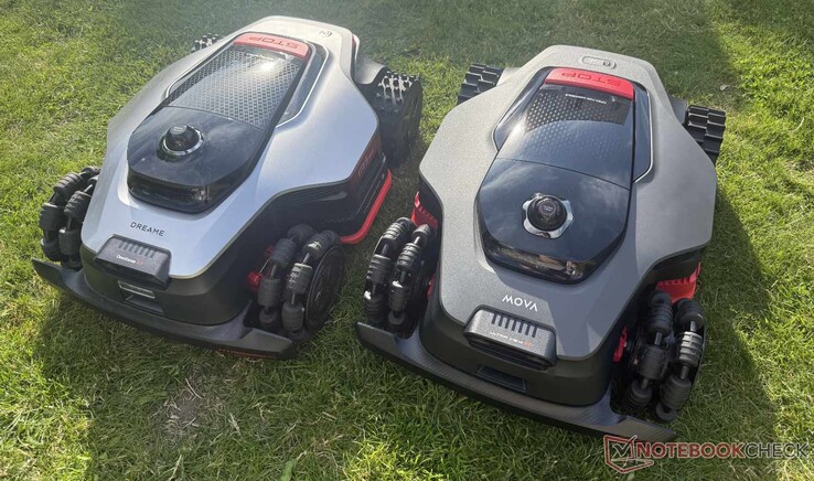 Mova LiDAX Ultra AWD (rechts) und Dreame A3 AWD Pro (links) im Test und Vergleich