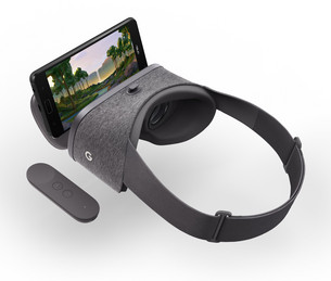 das optional erhältliche Google Daydream View Headset