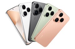 Das Huawei Pura 80 übernimmt das Design des Pura 70, wird aber in neuen Farben angeboten. (Bildquelle: Huawei)