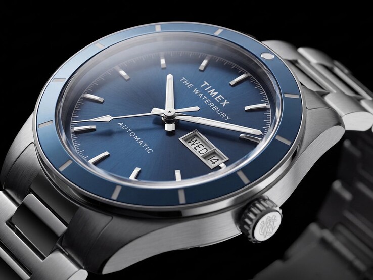 Nahaufnahme der Timex Waterbury Heritage Automatic