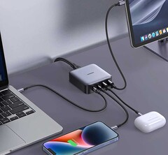 Das Ugreen Nexode 65W ist ein neues GaN-Ladegerät mit viermal USB. (Bild: Amazon)