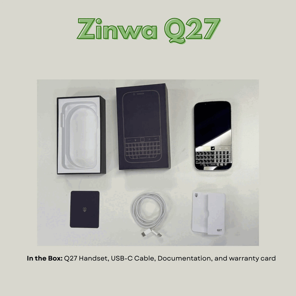 Das Zinwa Q27 unterstützt sowohl kabelgebundenes als auch kabelloses Laden, wird jedoch ohne Ladegerät im Lieferumfang geliefert.