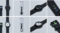 Die von FamilyMart und Citizen Watch gemeinsam entwickelte Uhr für 1.998 Yen ist in Schwarz und Weiß erhältlich, wobei Details wie der Sekundenzeiger und die Löcher im Armband in den Farben von FamilyMart gehalten sind.