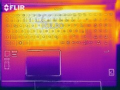 Wärmeentwicklung Oberseite (Last)