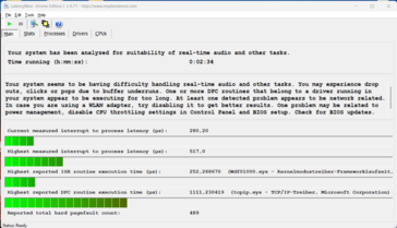 LatencyMon - Übersicht