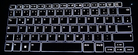 Ansonsten zeigt sich die Beleuchtung sehr gleichmäßig.