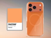 Das Apple iPhone 17 Pro soll auch in Orange angeboten werden. (Bildquelle: @MysteryLupin / Pantone, bearbeitet)