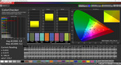 CalMAN Farbgenauigkeit Standard (AdobeRGB)