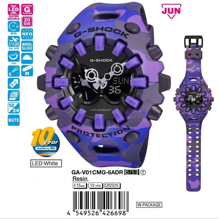 Casio G-Shock GA-V01CMG-6A