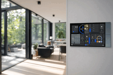 Das Wall Display XL (im Bild) unterstützt die größte Anzahl an Dashboards.