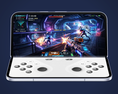 Mit Android 17 erhalten Falt-Phones einen Gaming-Modus, bei dem ein virtuelles Gamepad angezeigt wird.